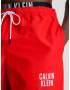 Ανδρικό Μαγιό Calvin Klein  Medium Double Waistband Swim Shorts KM0KM00798-XNE, GAJUN RED